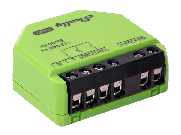 Микромодул Smart реле 1х димер DALI изисква неутрала Shelly DALI Dimmer Gen3 - 261866