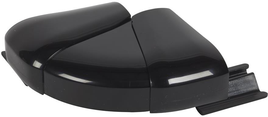 Външен ъгъл 90° за кабелен канал 50х80 с капак 45 ЧЕРЕН DLP Legrand