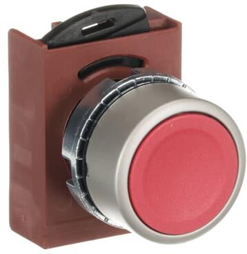Бутон червен P9MPNRG хромиран ринг Ø22mm Modular АВВ