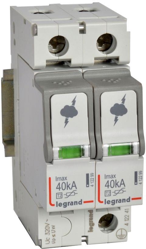 Катоден отводител тип 2 SPD 40kA 320V 2P Legrand