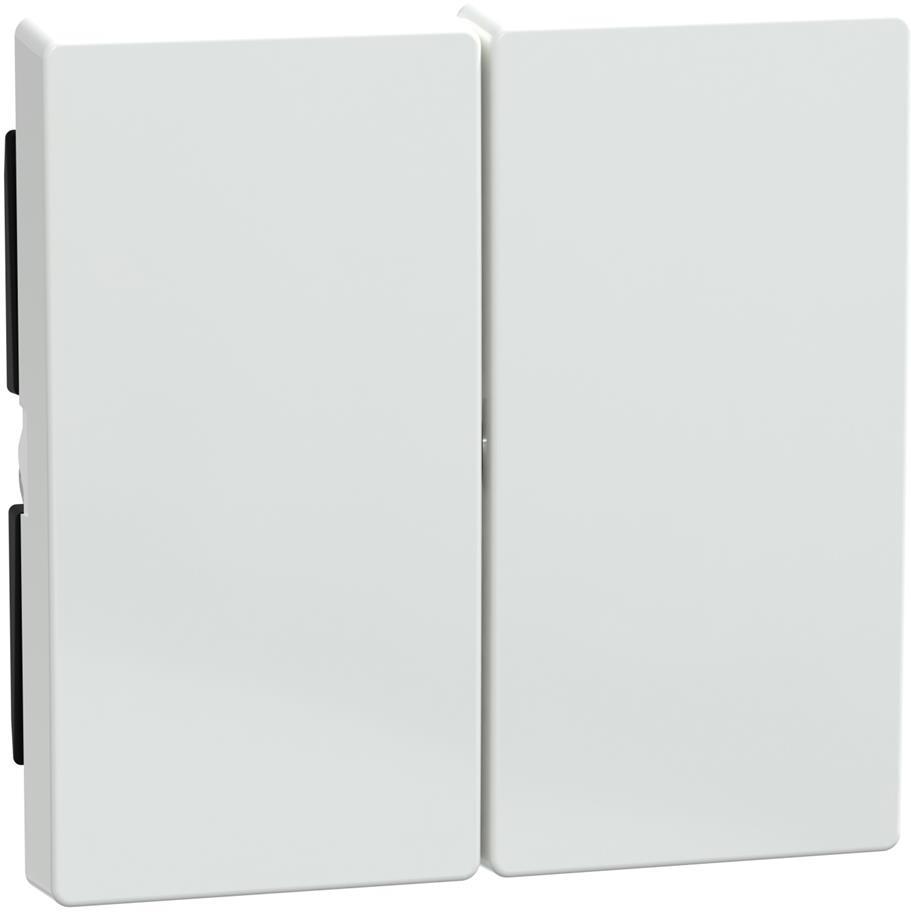 Лицев панел за сериен ключ/бутон антибактериален цвят Активно бял System M Merten SE