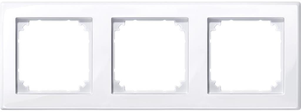 Рамка 3х цвят Активно бял антибактериална M-Smart System M Merten SE