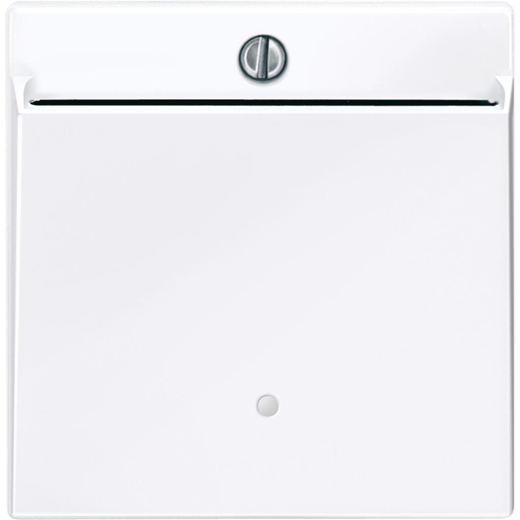 Лицев панел за енергоспестител цвят Бял System M Merten SE