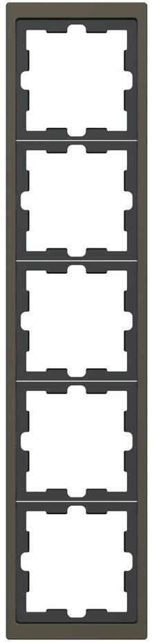 Рамка 5х цвят Мока System Design Merten SE