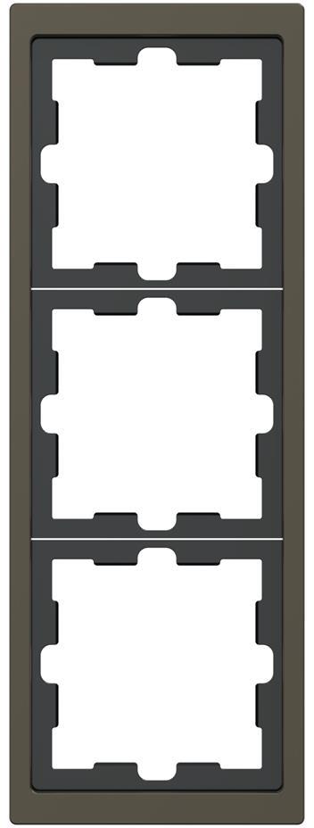Рамка 3х цвят Мока System Design Merten SE
