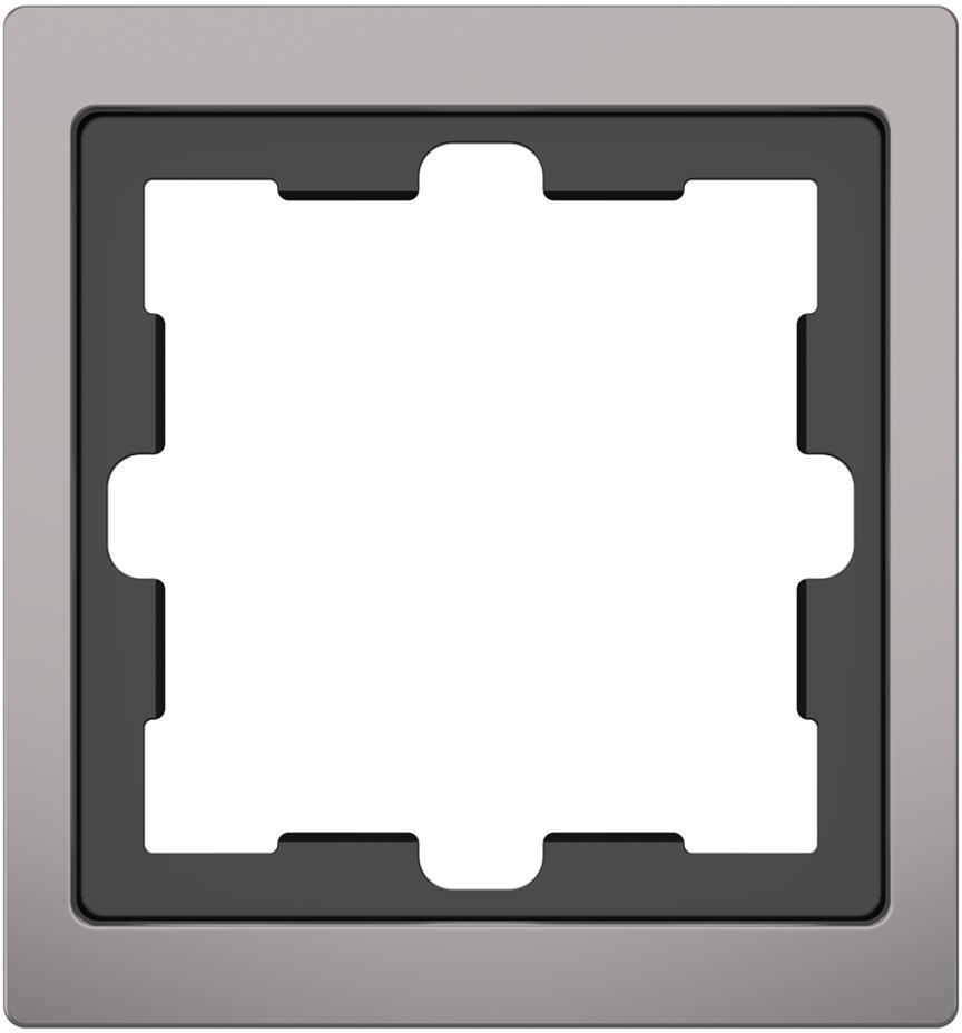 Рамка 1х цвят Никел System Design Merten SE