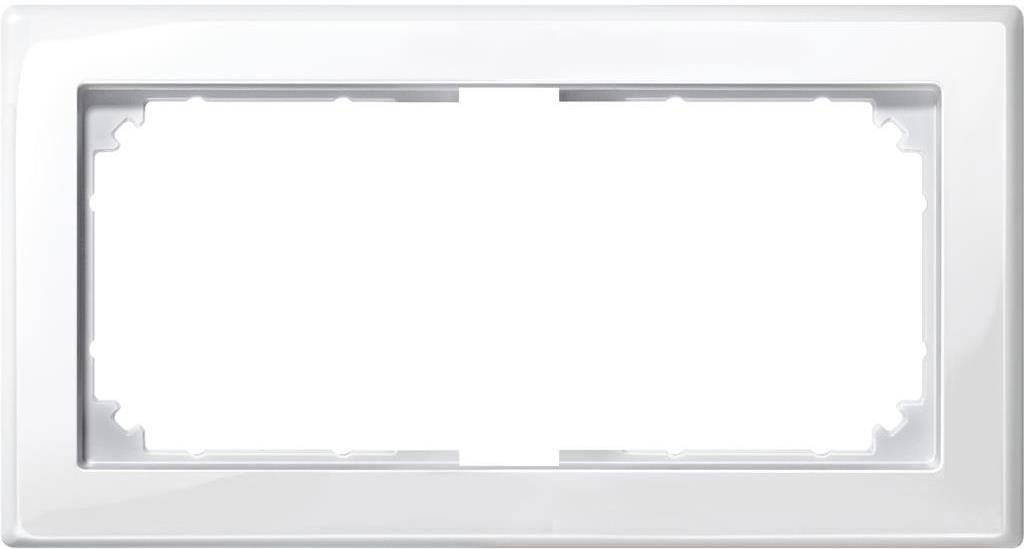 Рамка 2х вертикална KNX цвят Полярно бял System M Merten SE