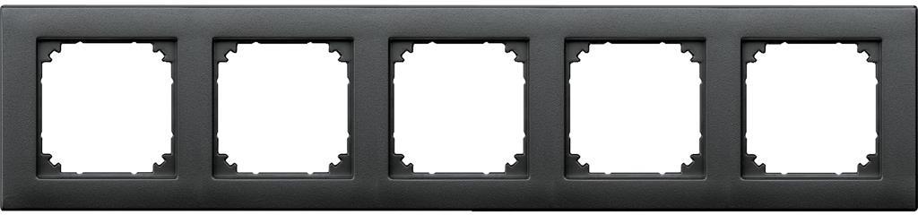 Рамка 5х цвят Антрацит M-Plan System M Merten SE