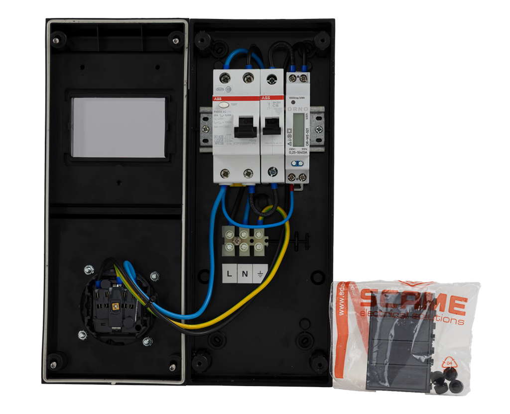 Табло 632.1510 тип EV сглобено с токови защити ABB