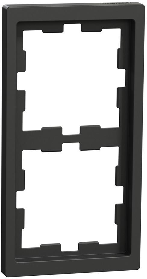 Рамка 2х цвят Антрацит System Design Merten SE