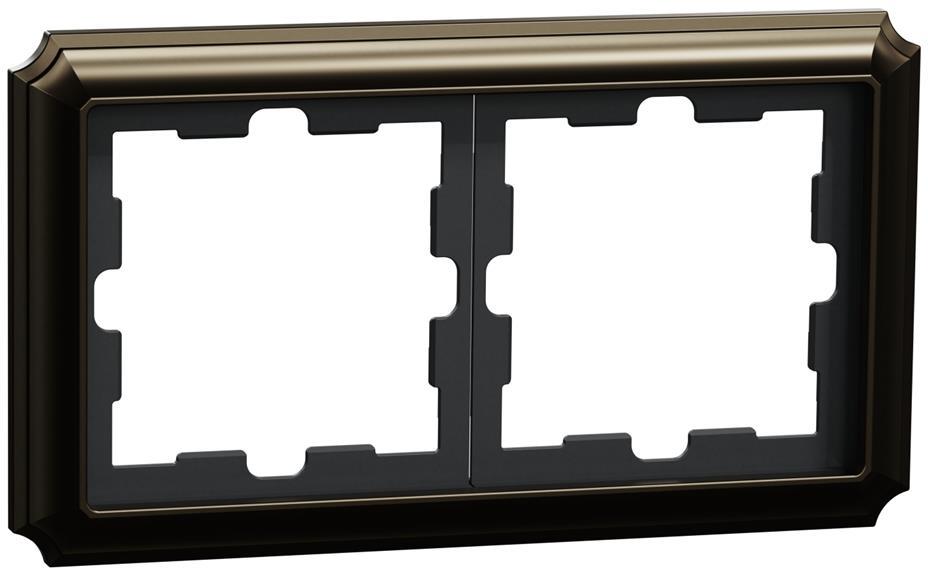 Рамка 2х цвят Мока D-Antique Merten SE