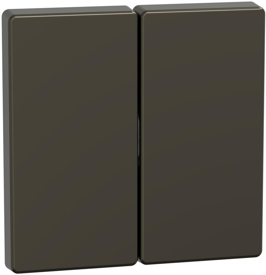 Лицев панел за сериен ключ/бутон цвят Мока System Design Merten SE