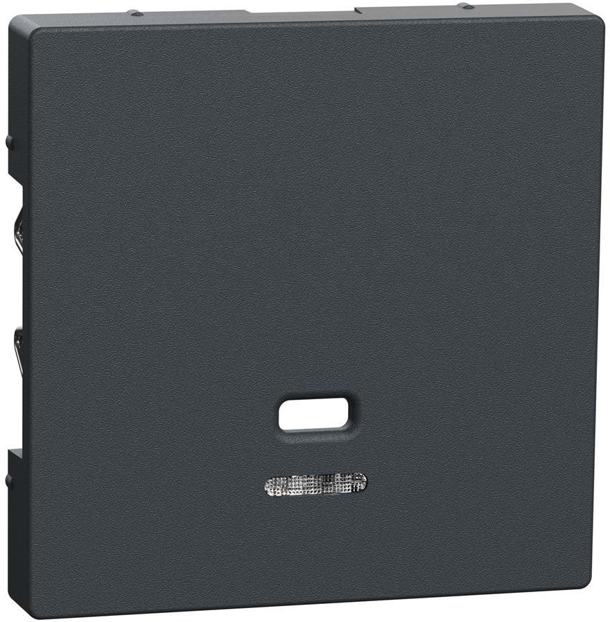 Лицев панел за бутон с шнур цвят Антрацит System M Merten SE