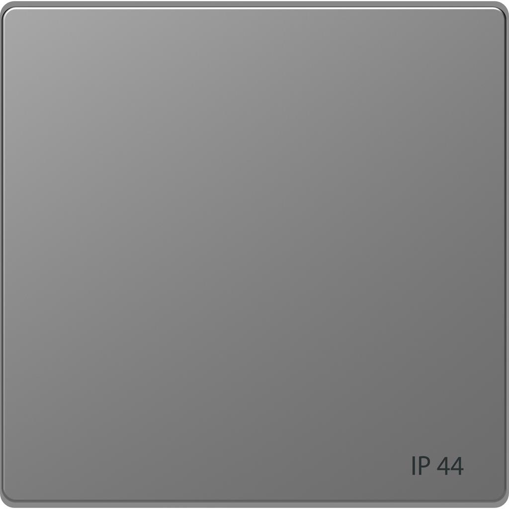 Лицев панел за ключ/бутон IP44 цвят Неръждаема стомана System Design Merten SE