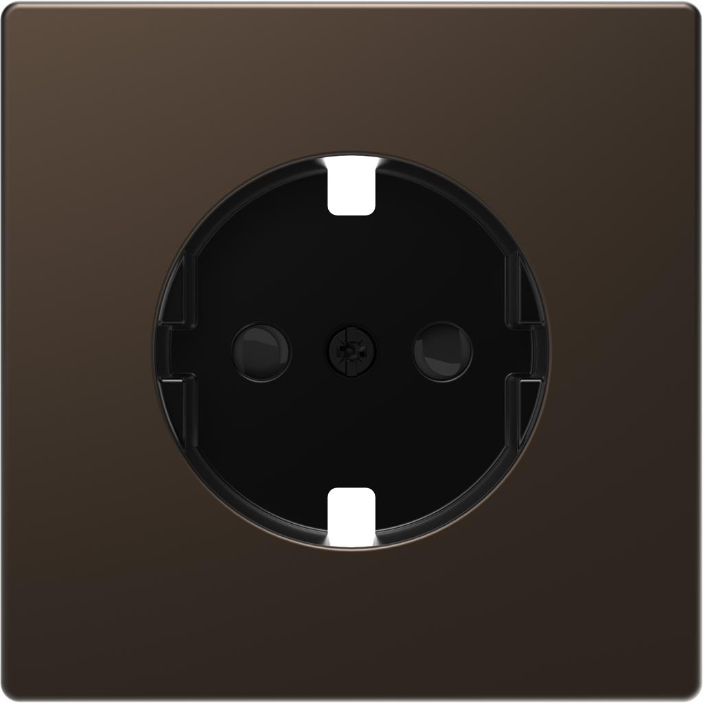 Лицев панел за контакт шуко с Д.З. цвят Мока System Design Merten SE