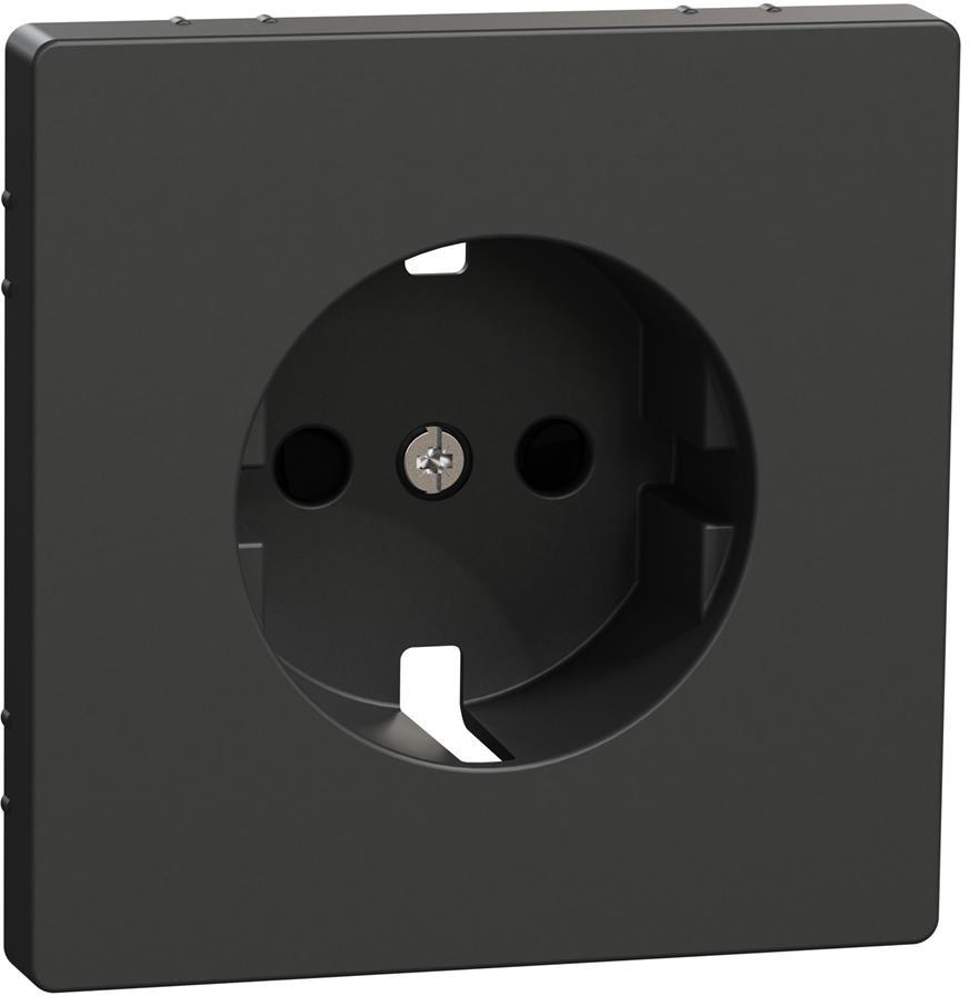 Лицев панел за контакт шуко с Д.З. цвят Антрацит System Design Merten SE