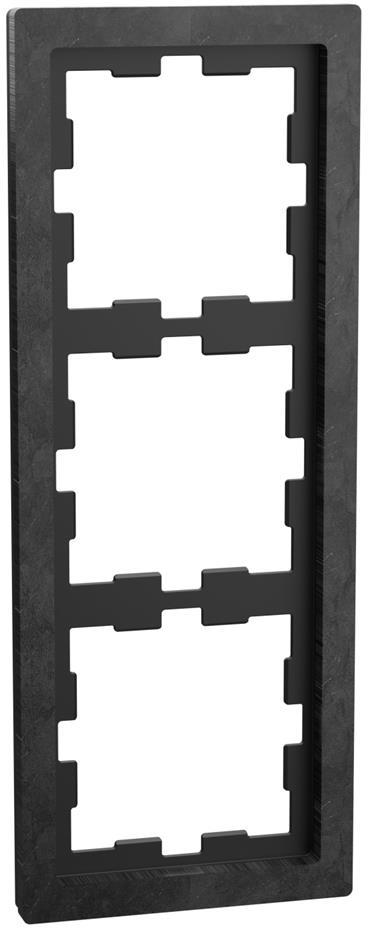 Рамка 3х цвят Полиран камък System Design Merten SE