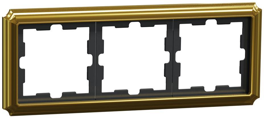 Рамка 3х цвят Злато D-Antique Merten SE