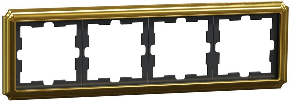 Рамка 4х цвят Злато D-Antique Merten SE