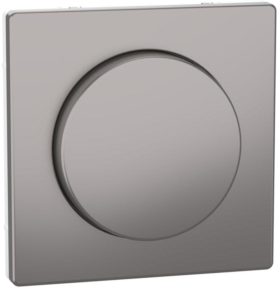 Лицев панел за ротативен димер цвят Никел System Design Merten SE