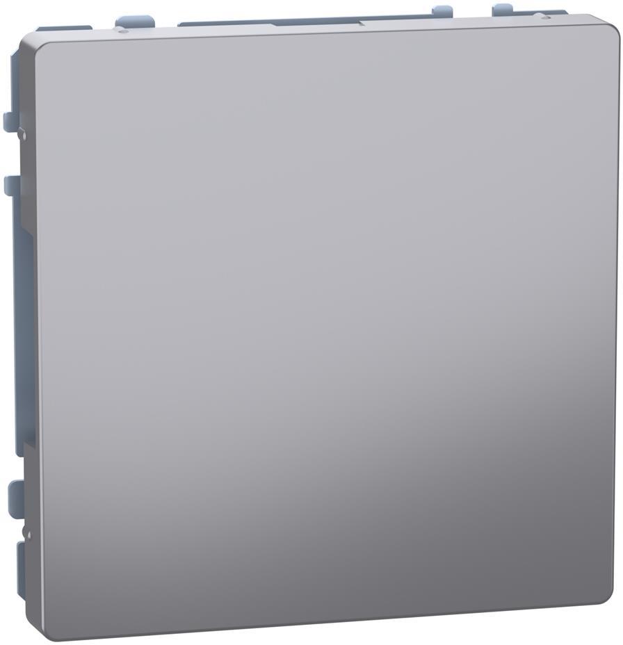 Празен модул с лицев панел цвят Неръждаема стомана System Design Merten SE