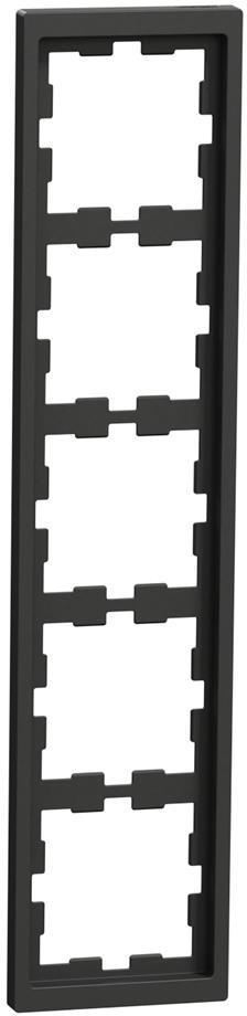 Рамка 5х цвят Антрацит System Design Merten SE