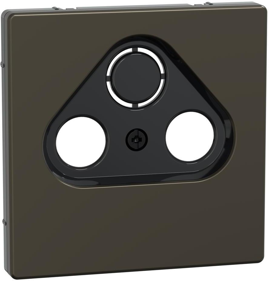 Лицев панел за TV+SAT цвят Мока System Design Merten SE