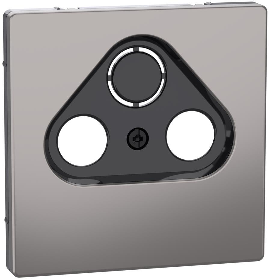 Лицев панел за TV+SAT цвят Никел System Design Merten SE