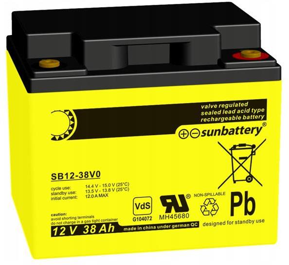 Акумулатор VRLA 38Аh/12V VdS SB