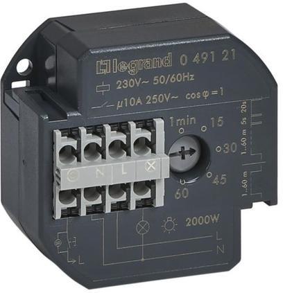 Импулсно реле с таймер за конзола CX3 10A 230V 1P 2300W LED 1000W БЕЗШУМНО Legrand