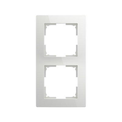 Рамка 2х цвят БЯЛ New Basic 55 ABB