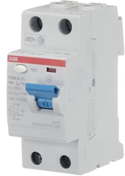 ДТЗ 2P 25А 30mА серия F202 тип A ABB