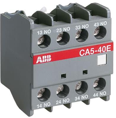 Помощен контакт с 2NO+2NC /CA5-22E/ за контактори AF45...95 за челен монтаж ABB