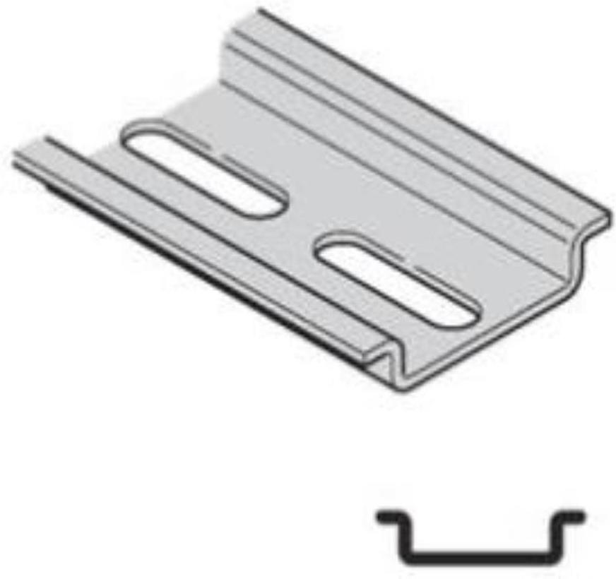 DIN шина 35х7.5х1мм перфорирана поцинкована 0.5м Scame