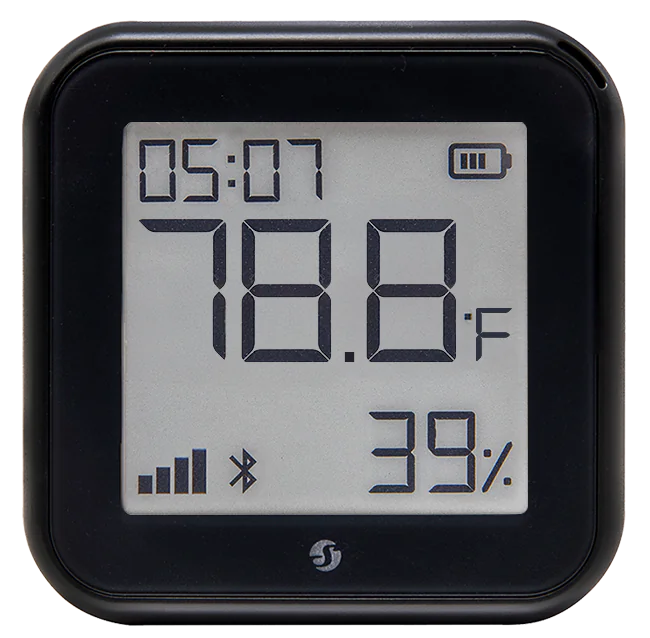 Датчик за влага и температура с батерия Shelly H&T Gen3 Черен - 261545