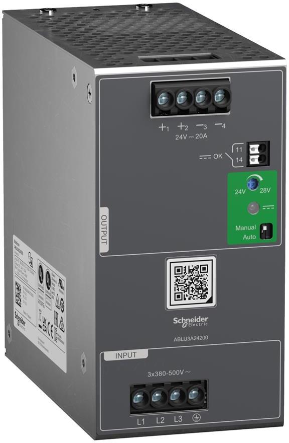 Захранващ блок Modicon 3P In:380...500Vac Out:24Vdc 20A SE