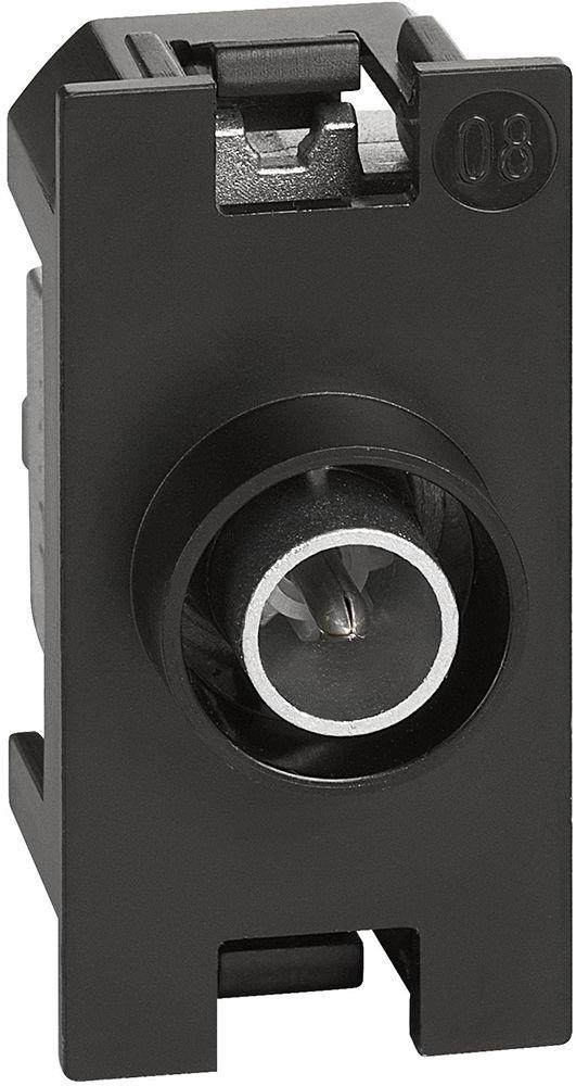 Розетка TV преходна тип коаксиал 14dB затихване 1 мод. Living Now Bticino