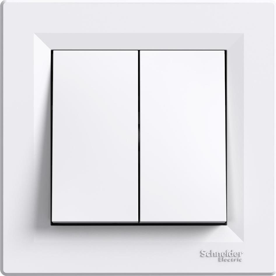 Сериен бутон моноблок цвят Бял Asfora SE