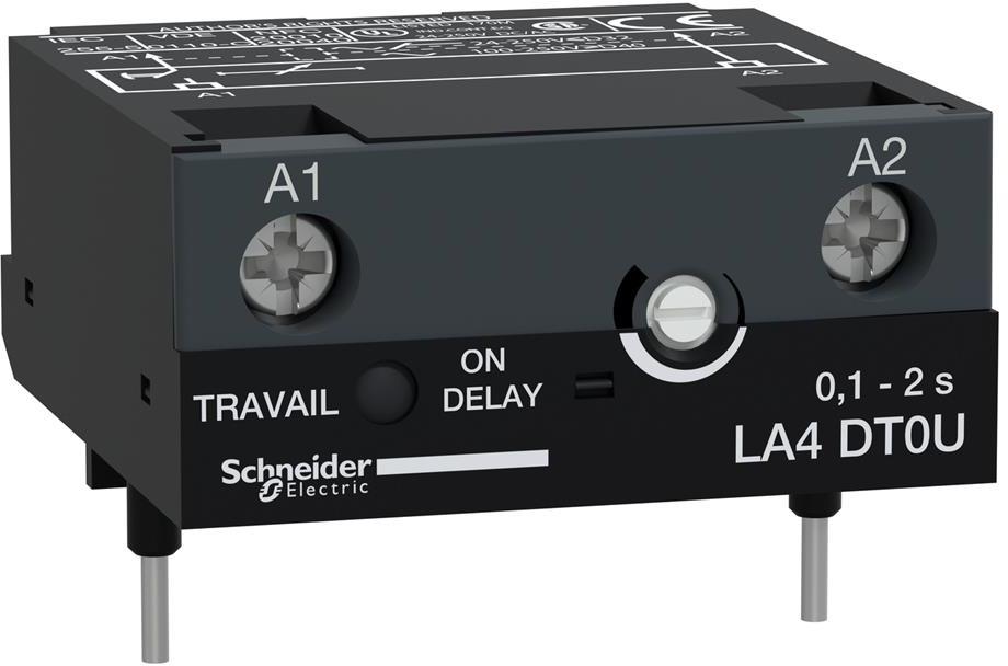 Реле за време за TeSys D, закъснение при включване, 1x 0.1s…2s, 24...250Vac/dc SE