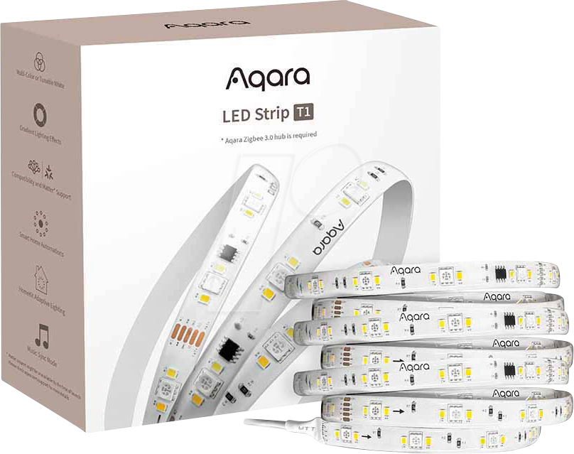 Лента LED 4.3W 2700…6500K 403lm 110° 50000h 2м с контролер Aqara Strip T1 - 0933