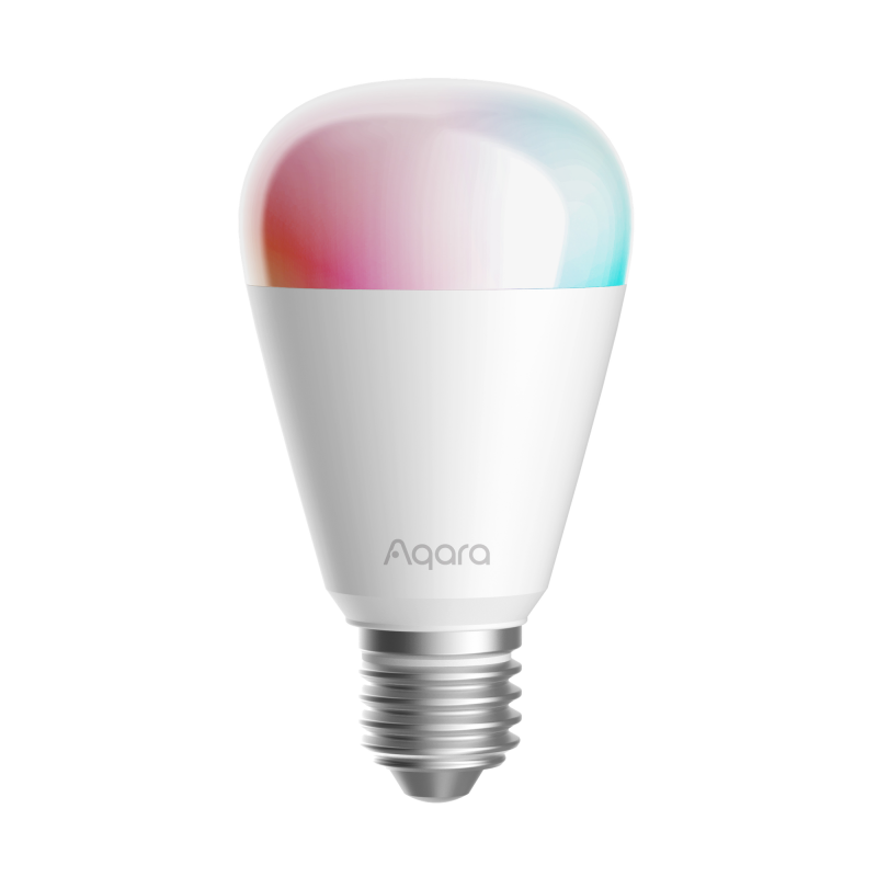 Лампа LED 10.5W RGBW E27 A60 1100lm 190° димируема 25000h Aqara Bulb T2 - 7079