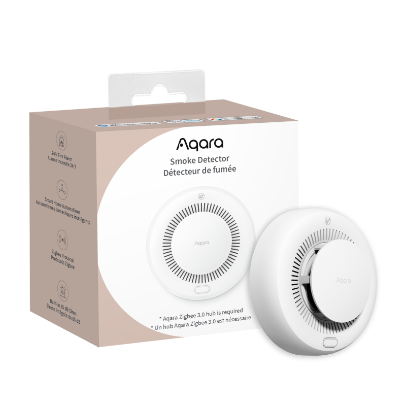 Датчик за дим със сирена 85dB Aqara Smoke - 6898