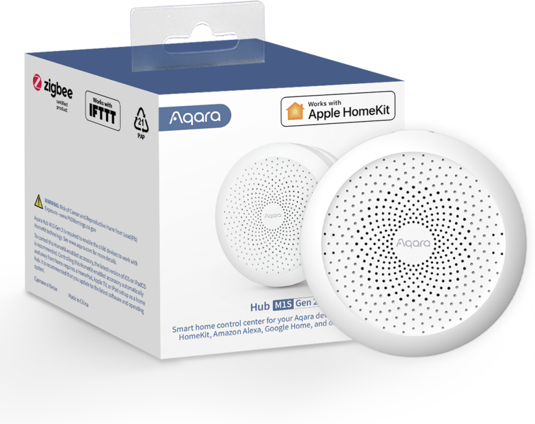 Стартов хъб Smart gateway Wi-Fi с лампа за контакт Aqara Hub M1S G2 - 7416