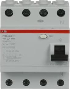 ДТЗ 4P 40A 30mА серия FH204 тип AC ABB