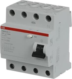 ДТЗ 4P 40A 30mА серия FH204 тип AC ABB
