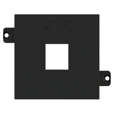 Лицев панел за 1х RJ45 Keystone 55x55 Fenix Black Ingo EKINEX