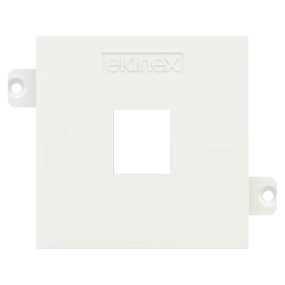 Лицев панел за 1х RJ45 Keystone 55x55 Fenix White Malè EKINEX