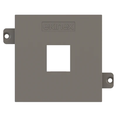 Лицев панел за 1х RJ45 Keystone 55x55 Fenix Grey London EKINEX