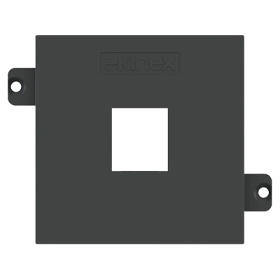 Лицев панел за 1х RJ45 Keystone 55x55 Fenix Grey Bromine EKINEX