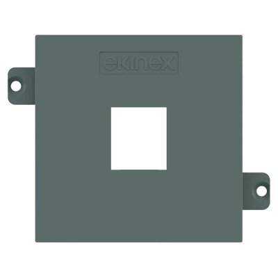 Лицев панел за 1х RJ45 Keystone 55x55 Fenix Green Commodore EKINEX